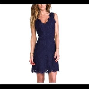 Joie Lace V Neck A-Line Sleeveless Dress NWOT